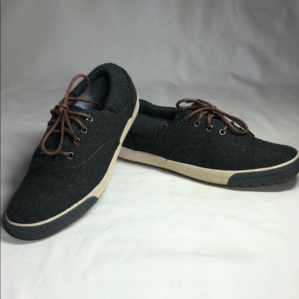 Keds Charcoal Fabric Sneakers